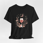 Celestial Rosé & Blush Florals Graphic T-Shirt