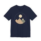 Moonlit Mountain and Flowers T-Shirt