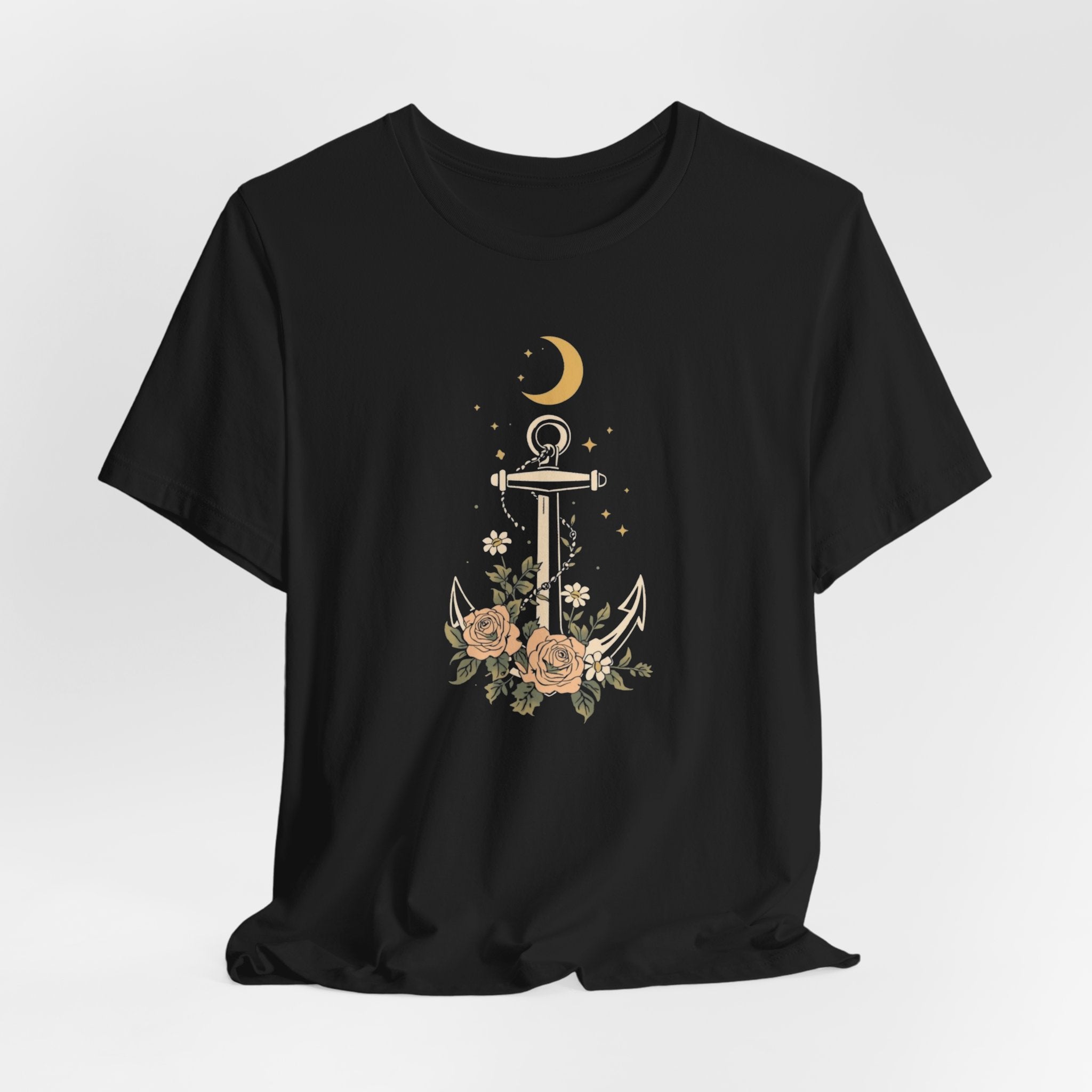 Celestial Blooming Anchor T-Shirt
