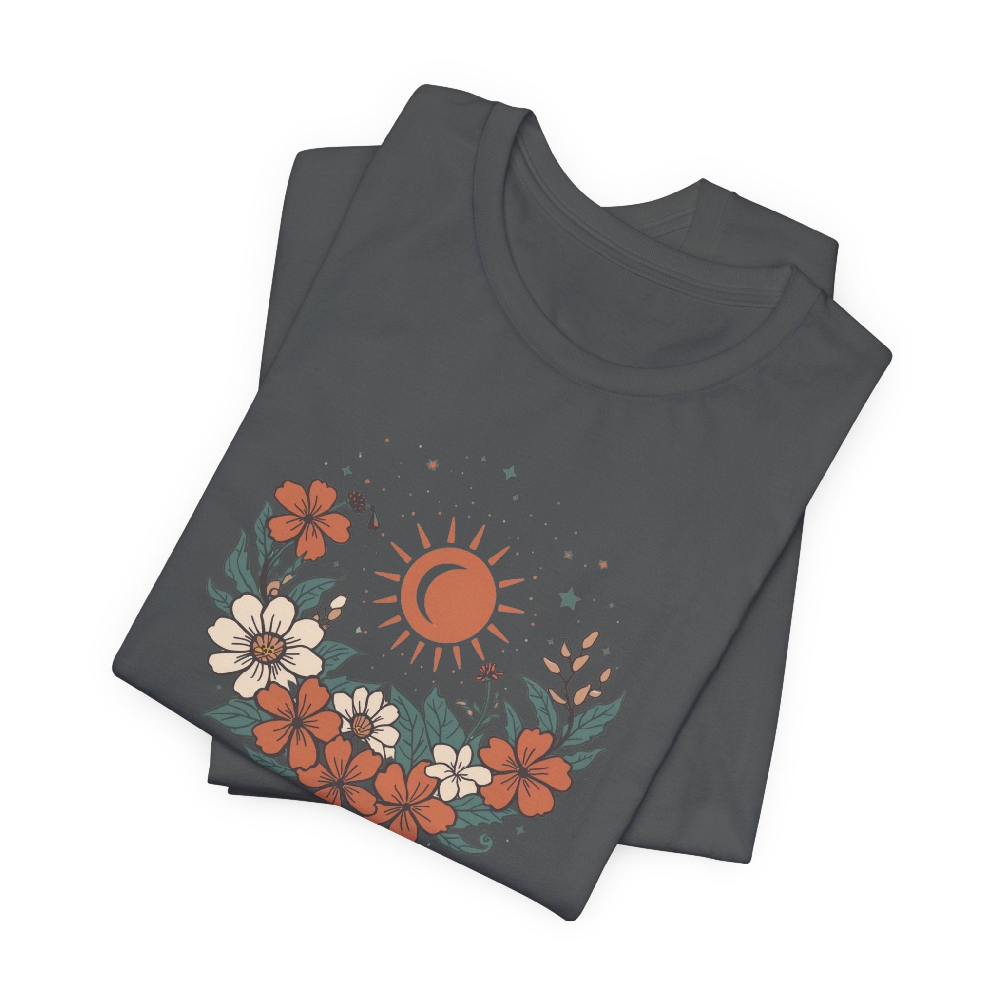 Tropical Sun & Moon Floral T-Shirt