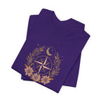 Celestial Compass Floral Graphic T-Shirt
