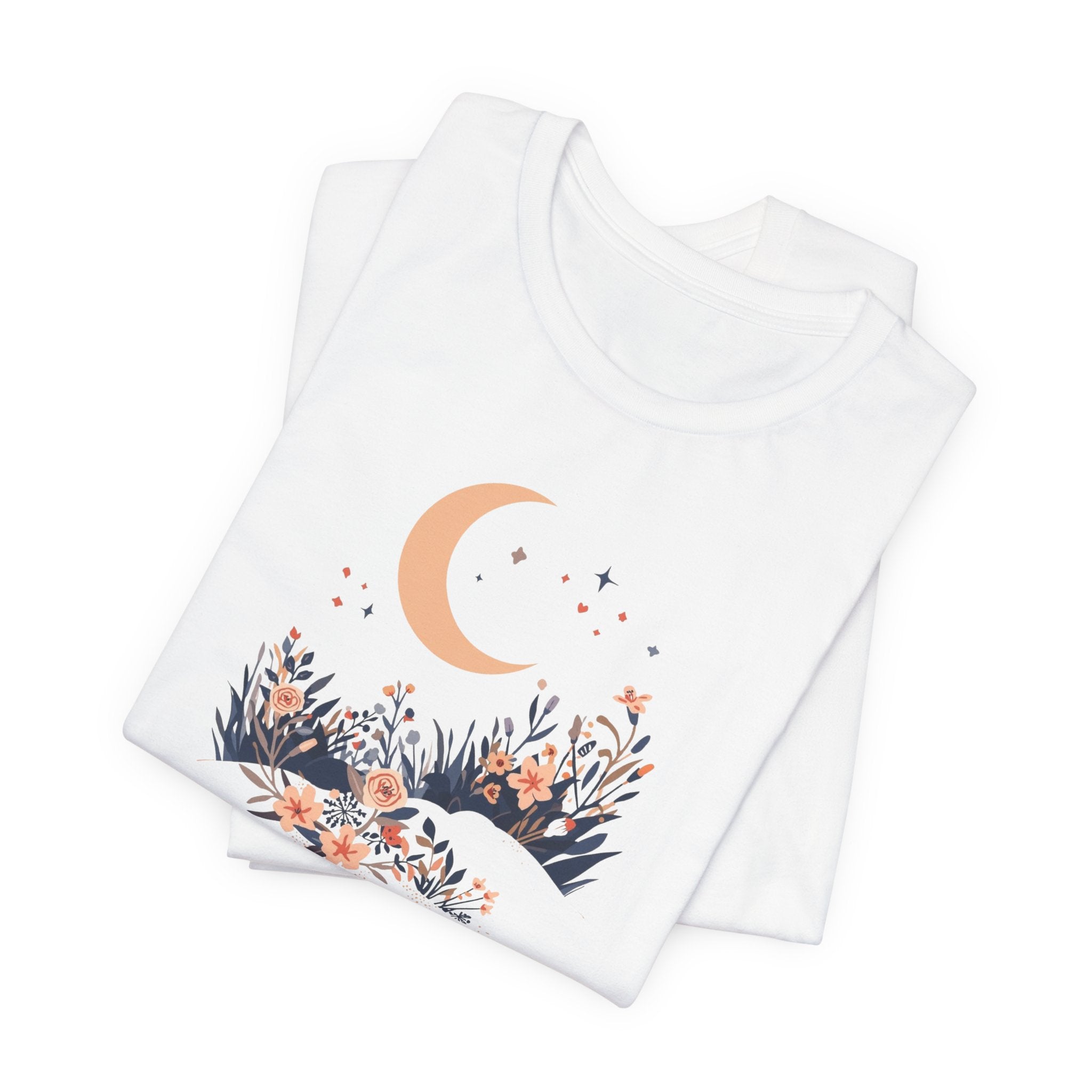 Moonlit Floral Sand Dunes T-Shirt