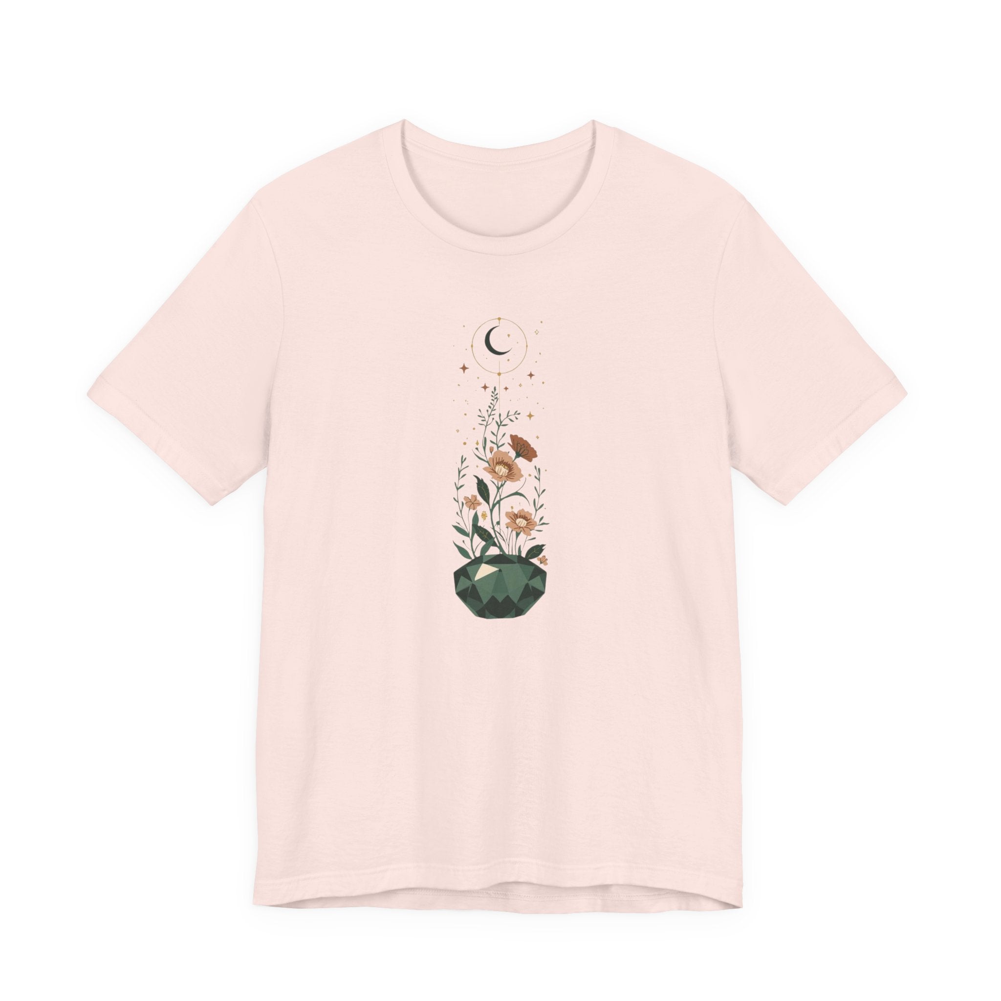 Celestial Crystal Garden Graphic T-Shirt