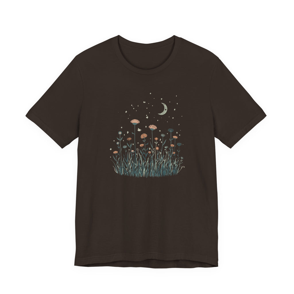 Moonlit Wildflower Meadow T-Shirt
