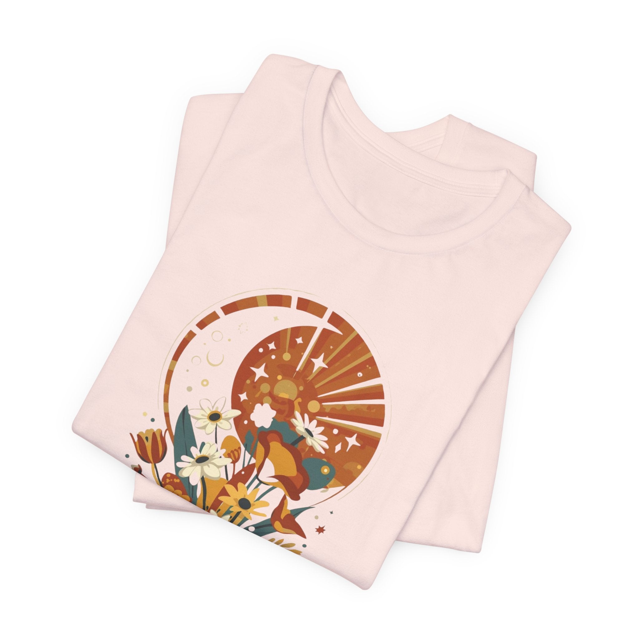 Cosmic Garden Sunset Women’s Graphic T-Shirt