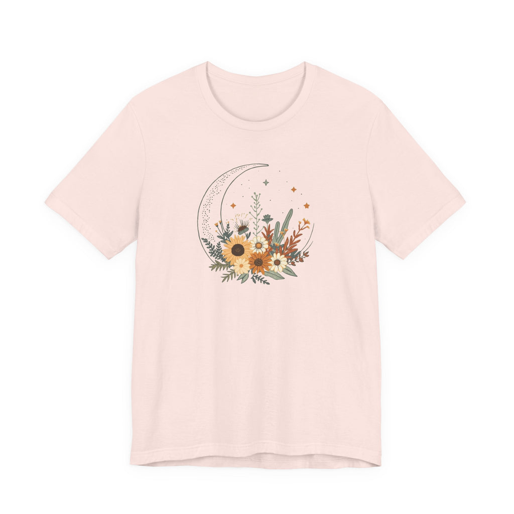 Celestial Sunflower Floral T-Shirt