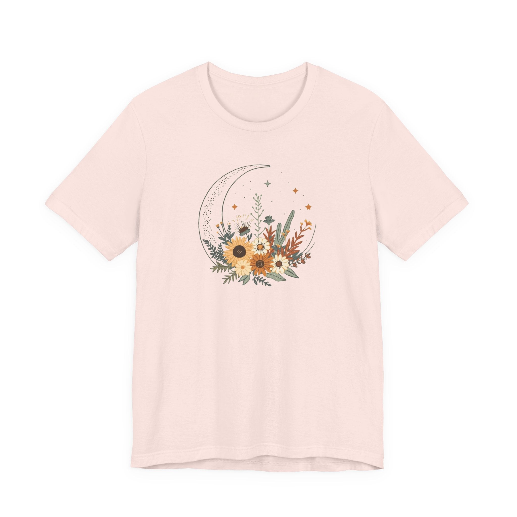Celestial Sunflower Floral T-Shirt