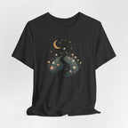 Moonlit Wildflower Path Graphic T-Shirt