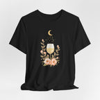 Celestial Wine & Blush Florals Graphic T-Shirt