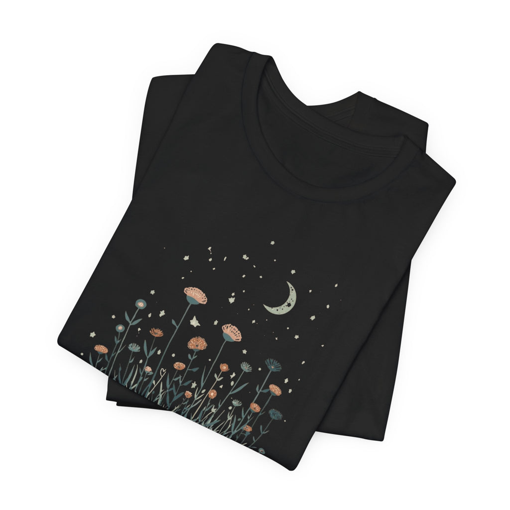 Moonlit Wildflower Meadow T-Shirt