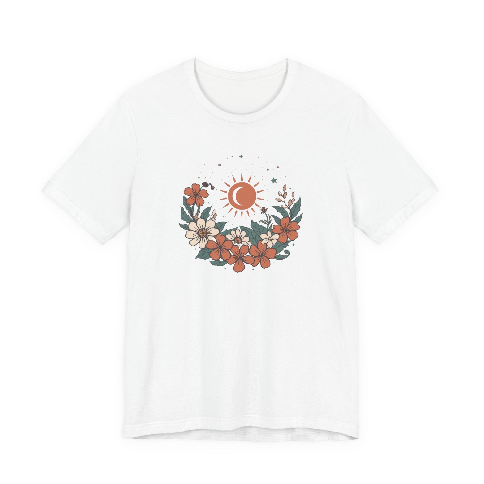 Tropical Sun & Moon Floral T-Shirt