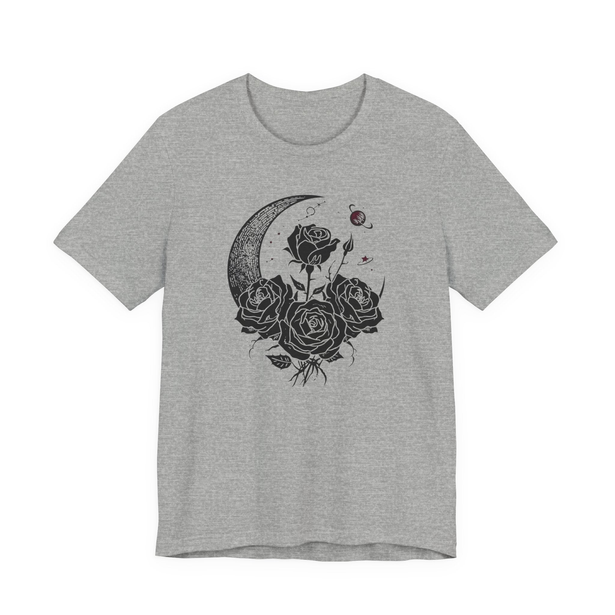 Crescent Moon and Roses T-Shirt