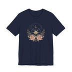 Celestial Compass Floral Graphic T-Shirt
