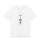 Scandinavian Moon and Flowers T-Shirt