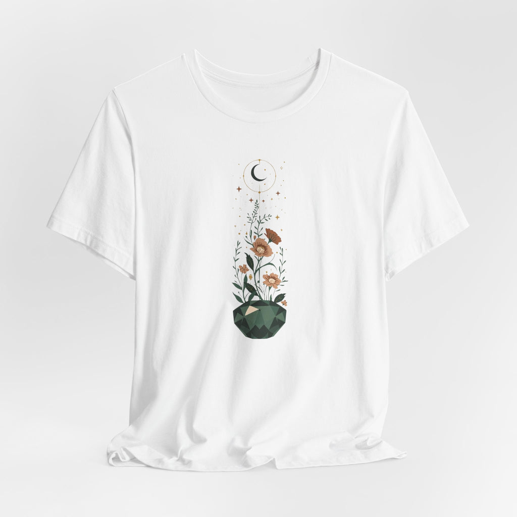 Celestial Crystal Garden Graphic T-Shirt
