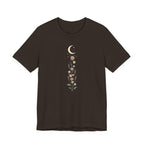 Wildflowers and Crescent Moon T-Shirt