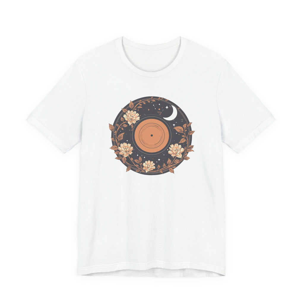 Celestial Vinyl & Wildflowers Graphic T-Shirt
