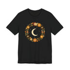 Retro Celestial Floral Wreath T-Shirt