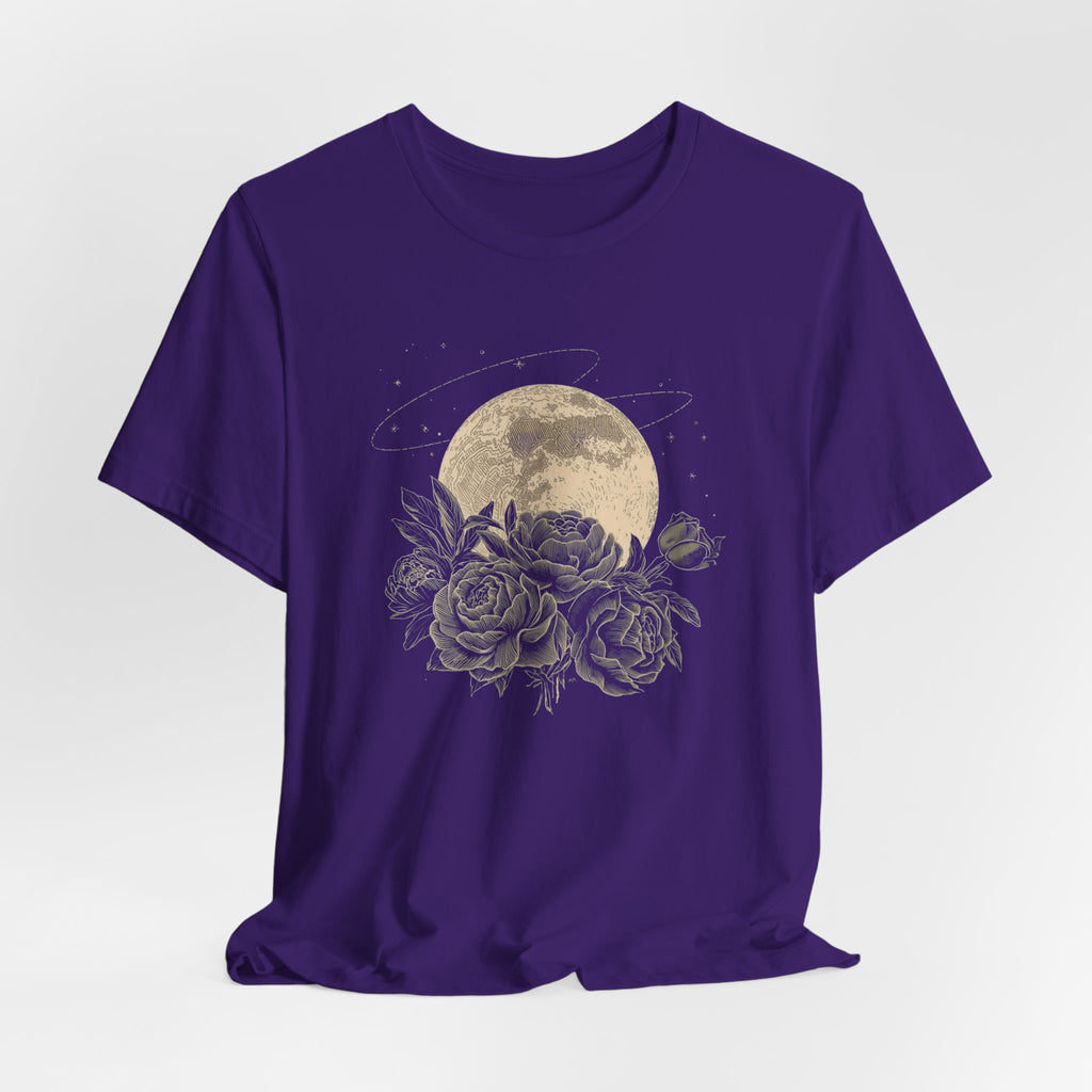 Full Moon and Roses T-Shirt