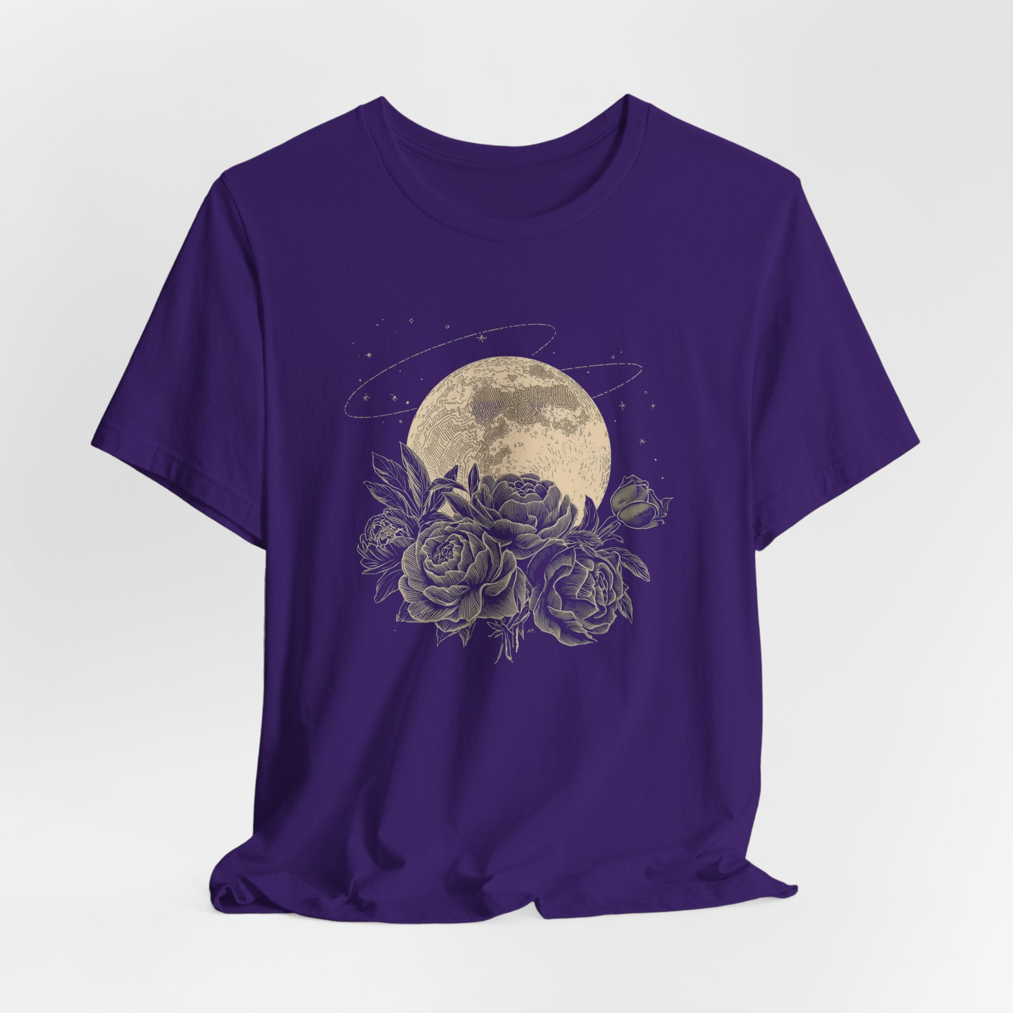 Full Moon and Roses T-Shirt