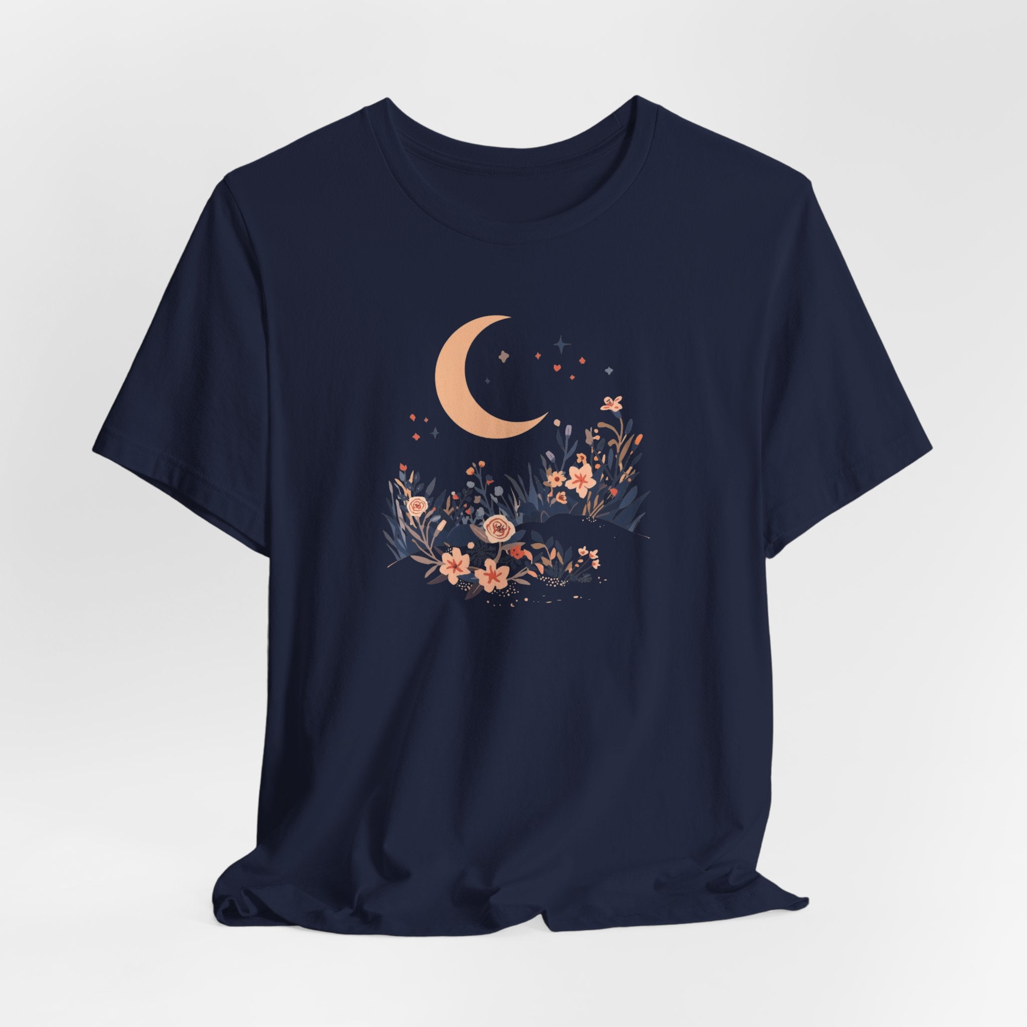 Moonlit Floral Sand Dunes T-Shirt