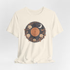 Celestial Vinyl & Wildflowers Graphic T-Shirt