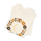 Retro Celestial Floral Wreath T-Shirt
