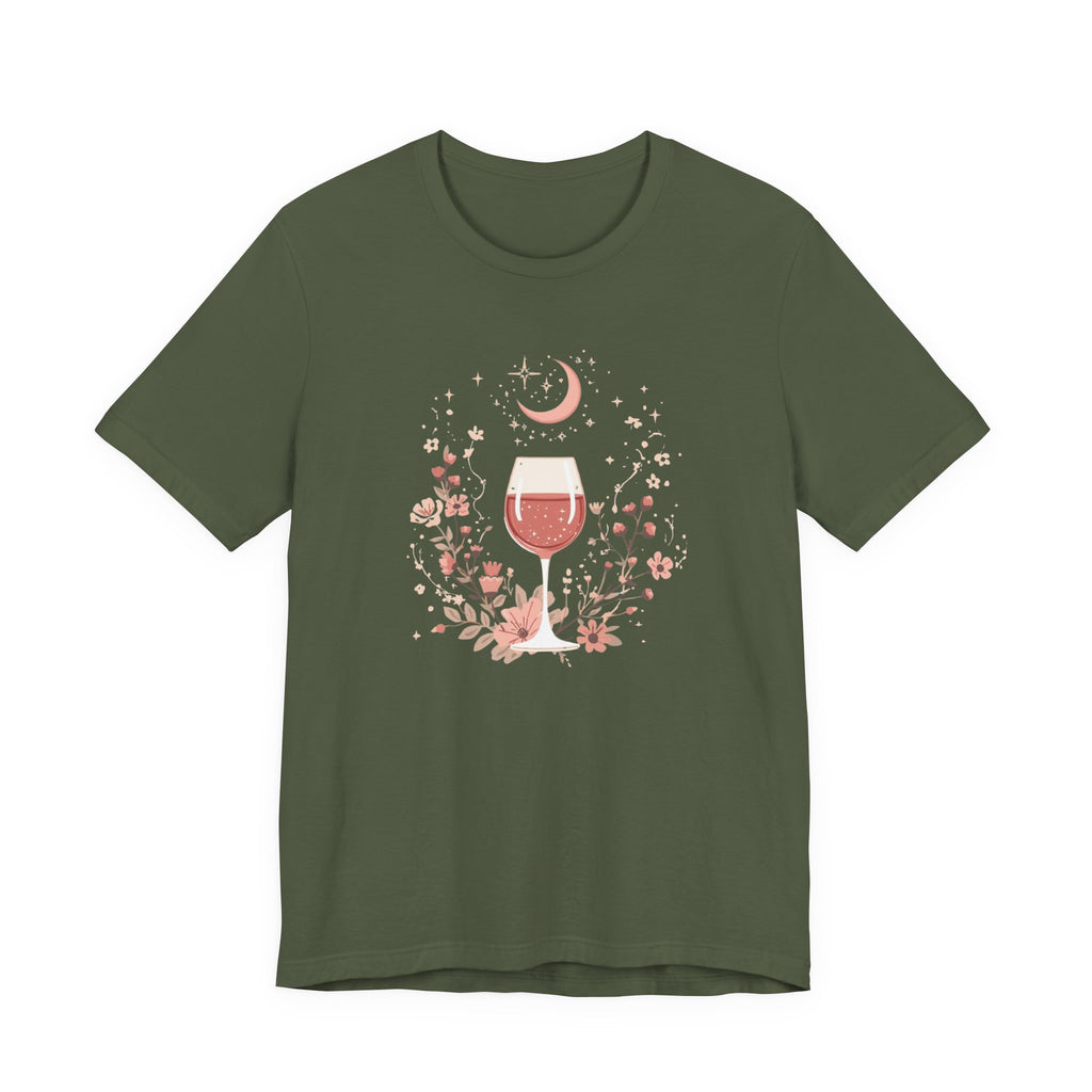 Celestial Rosé & Blush Florals Graphic T-Shirt