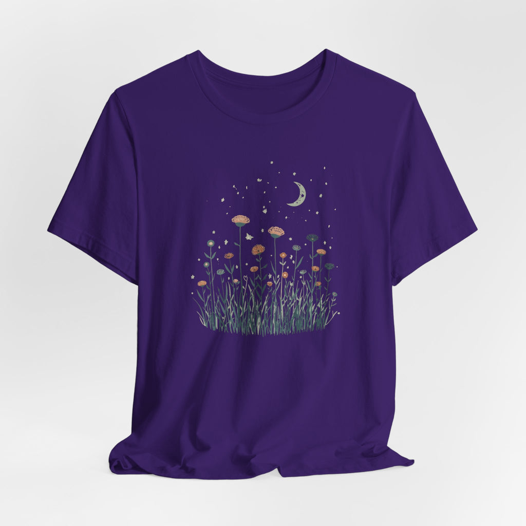 Moonlit Wildflower Meadow T-Shirt