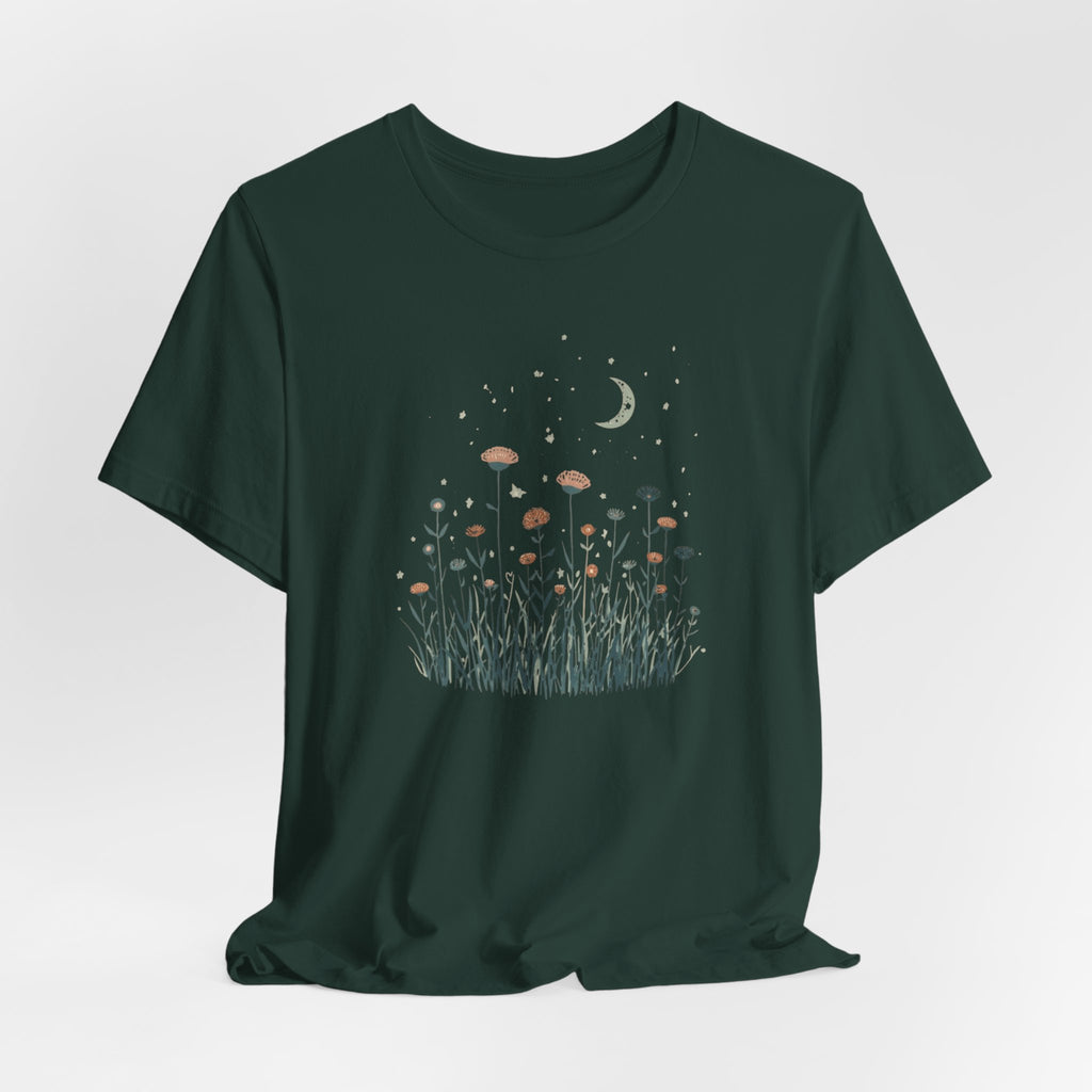 Moonlit Wildflower Meadow T-Shirt