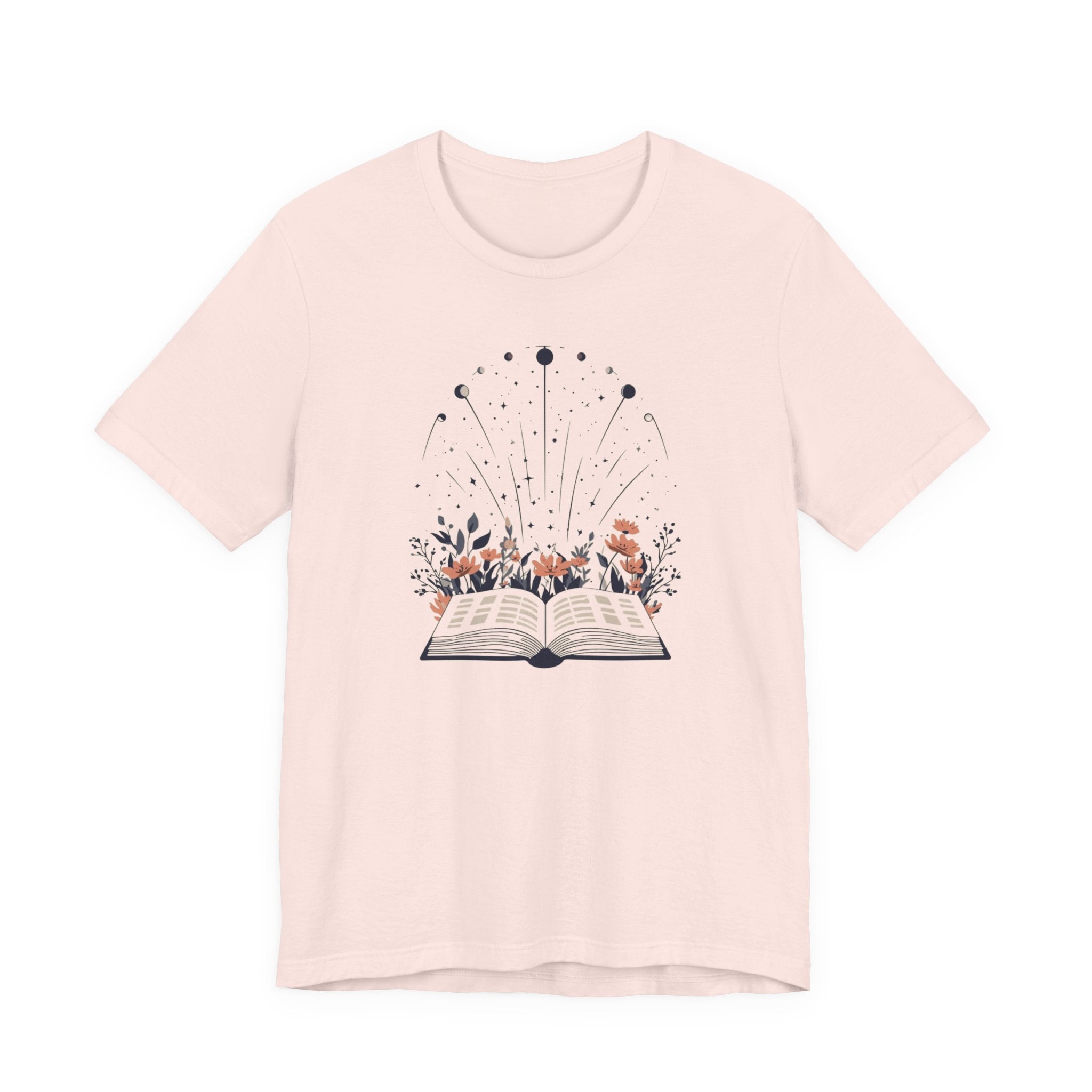 Celestial Book Lover Graphic T-Shirt