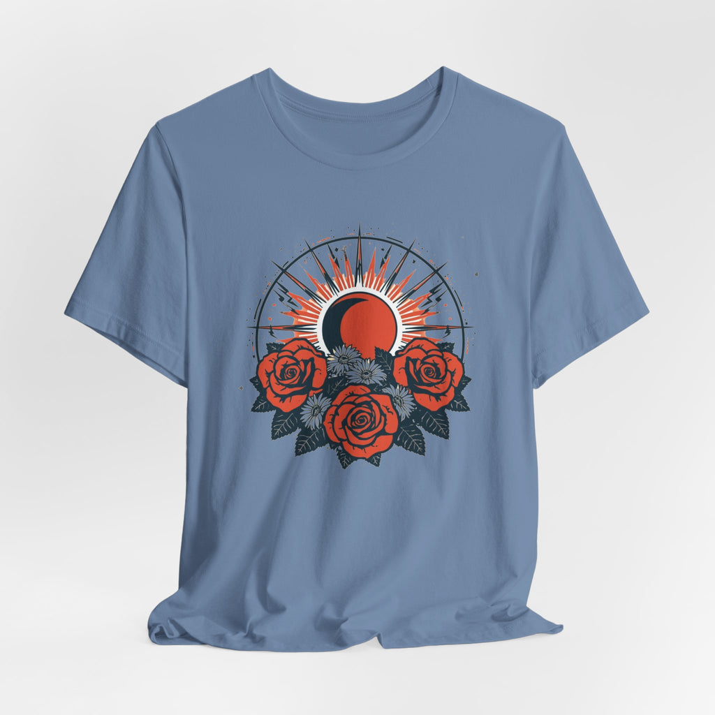Eclipse Rose Celestial Graphic T-Shirt