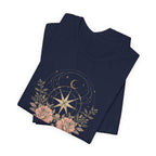 Celestial Compass Floral Graphic T-Shirt