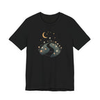 Moonlit Wildflower Path Graphic T-Shirt