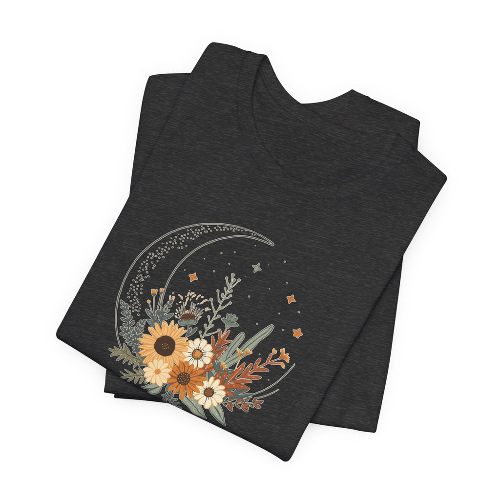 Celestial Sunflower Floral T-Shirt