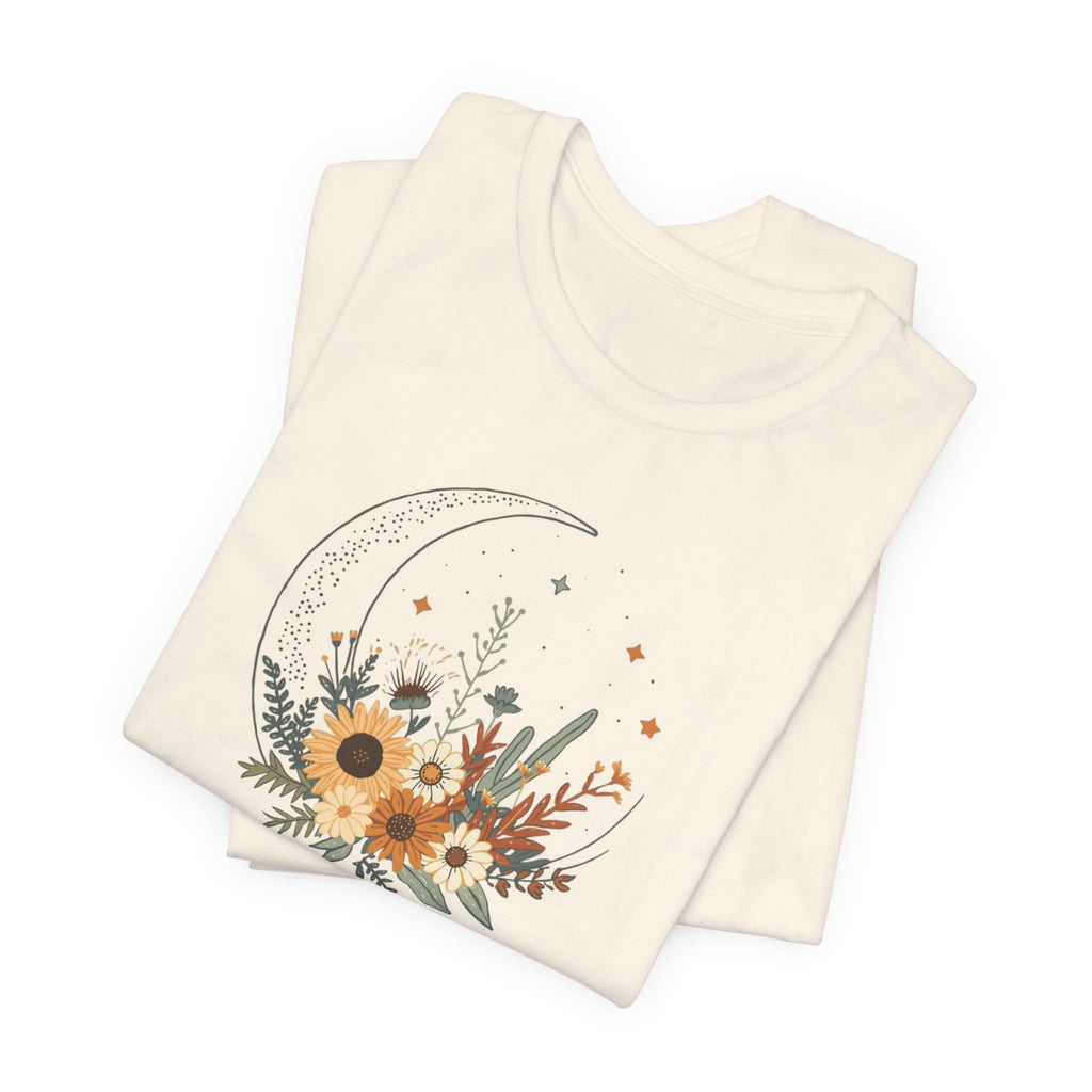 Celestial Sunflower Floral T-Shirt