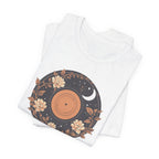 Celestial Vinyl & Wildflowers Graphic T-Shirt