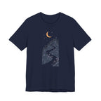 Moonlit Wildflower Path Graphic T-Shirt