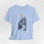 Moonlit Wildflower Path Graphic T-Shirt