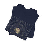 Sacred Geometry Floral Mandala Celestial Graphic T-Shirt