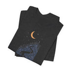 Moonlit Wildflower Path Graphic T-Shirt