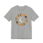 Retro Celestial Floral Wreath T-Shirt