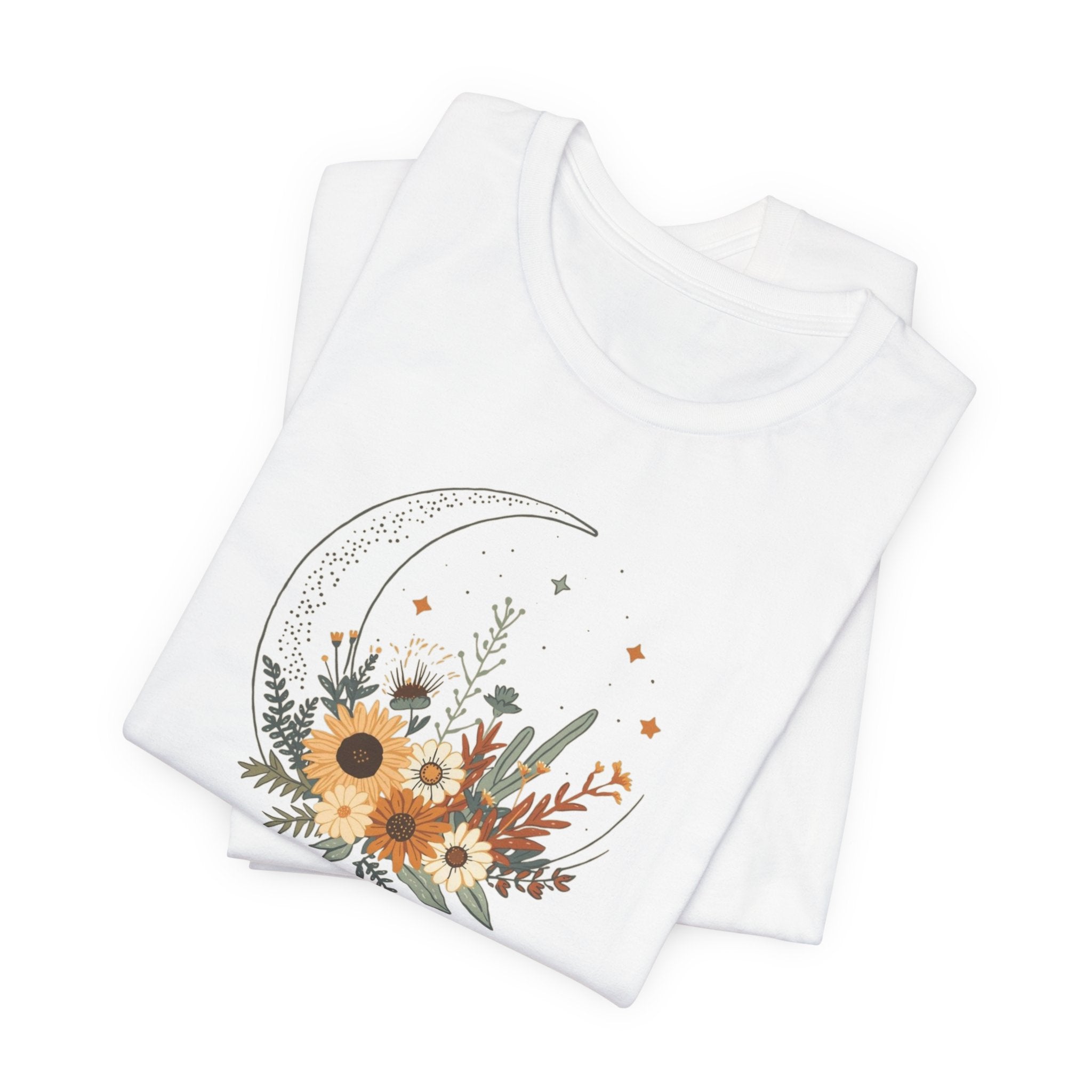 Celestial Sunflower Floral T-Shirt