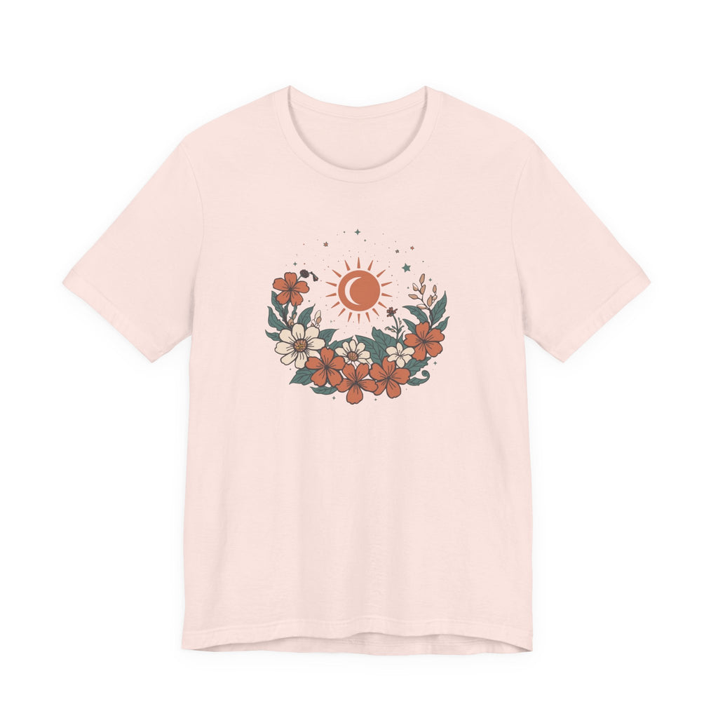 Tropical Sun & Moon Floral T-Shirt