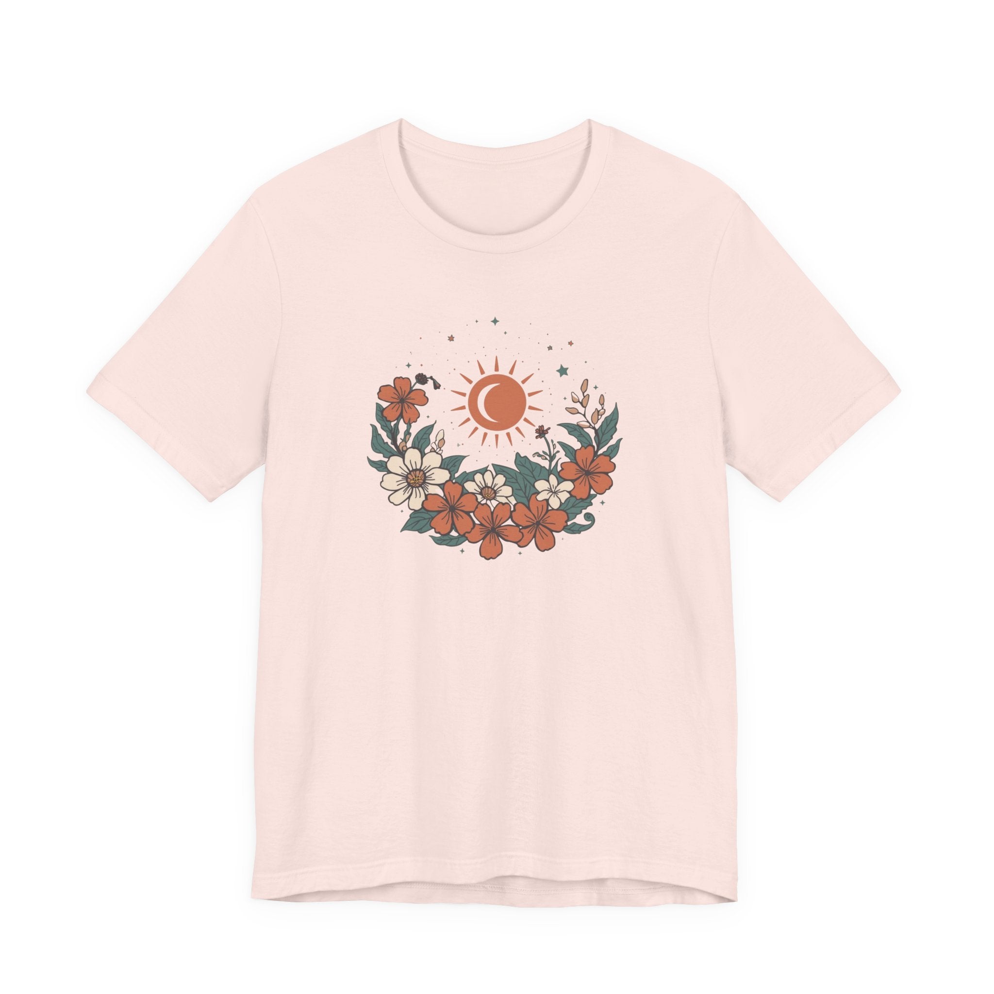 Tropical Sun & Moon Floral T-Shirt