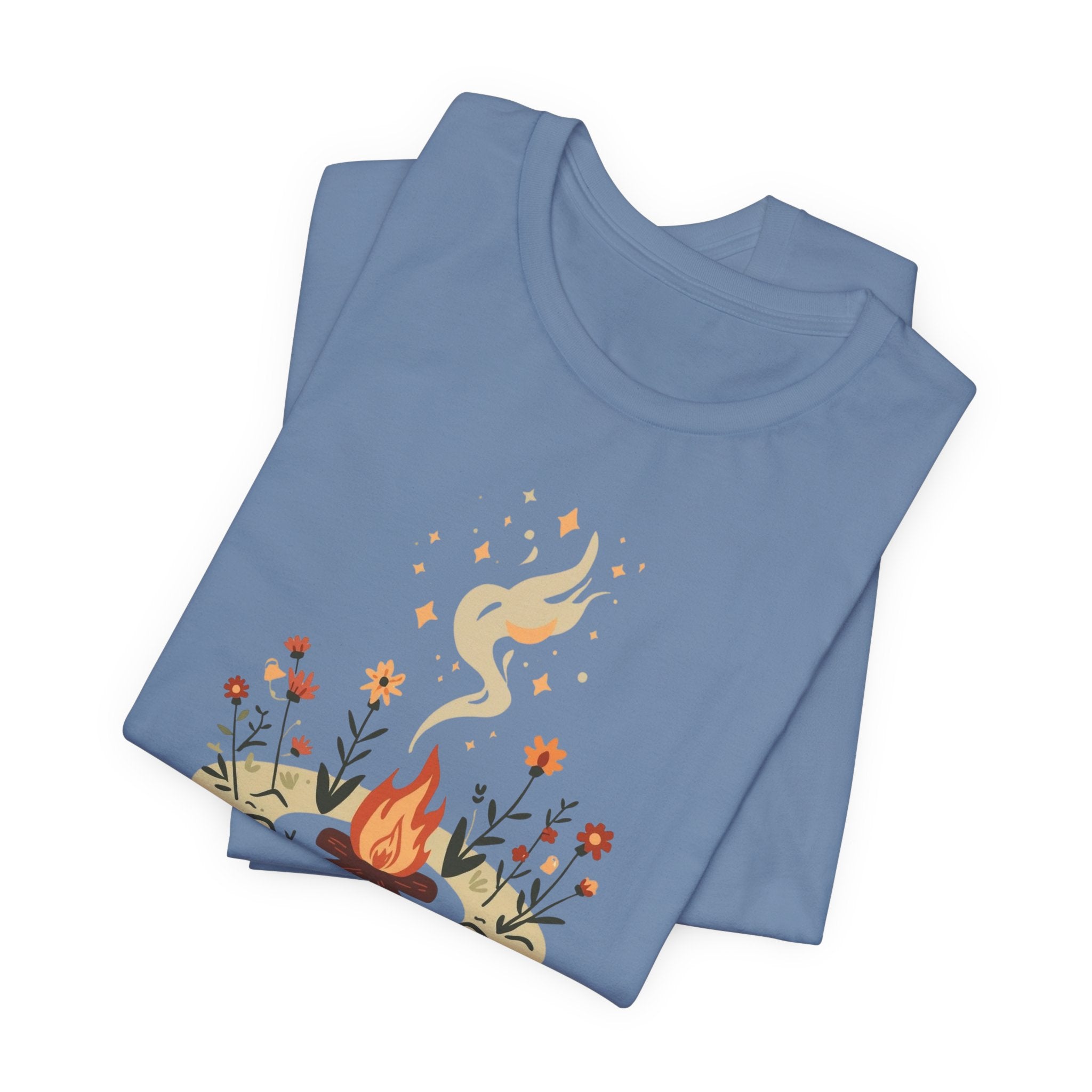 Campfire Under the Stars Graphic T-Shirt