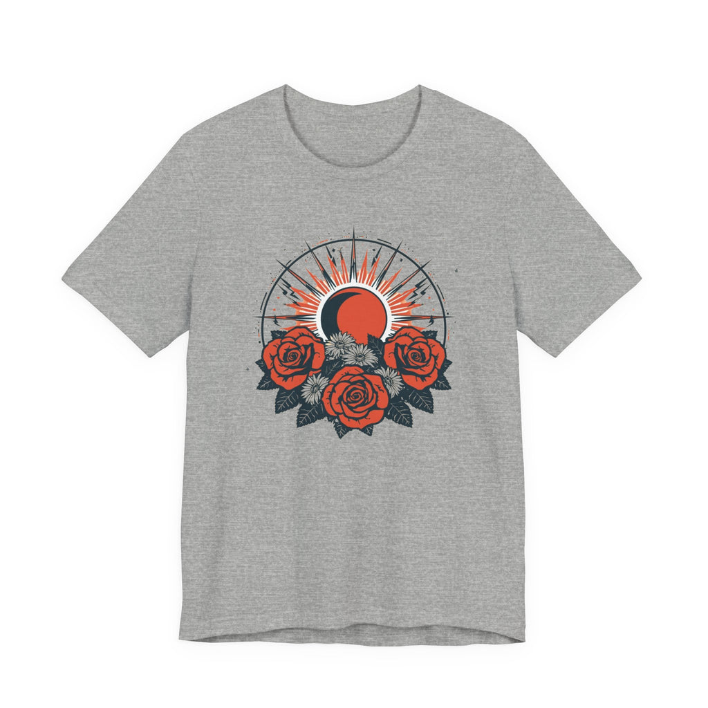 Eclipse Rose Celestial Graphic T-Shirt