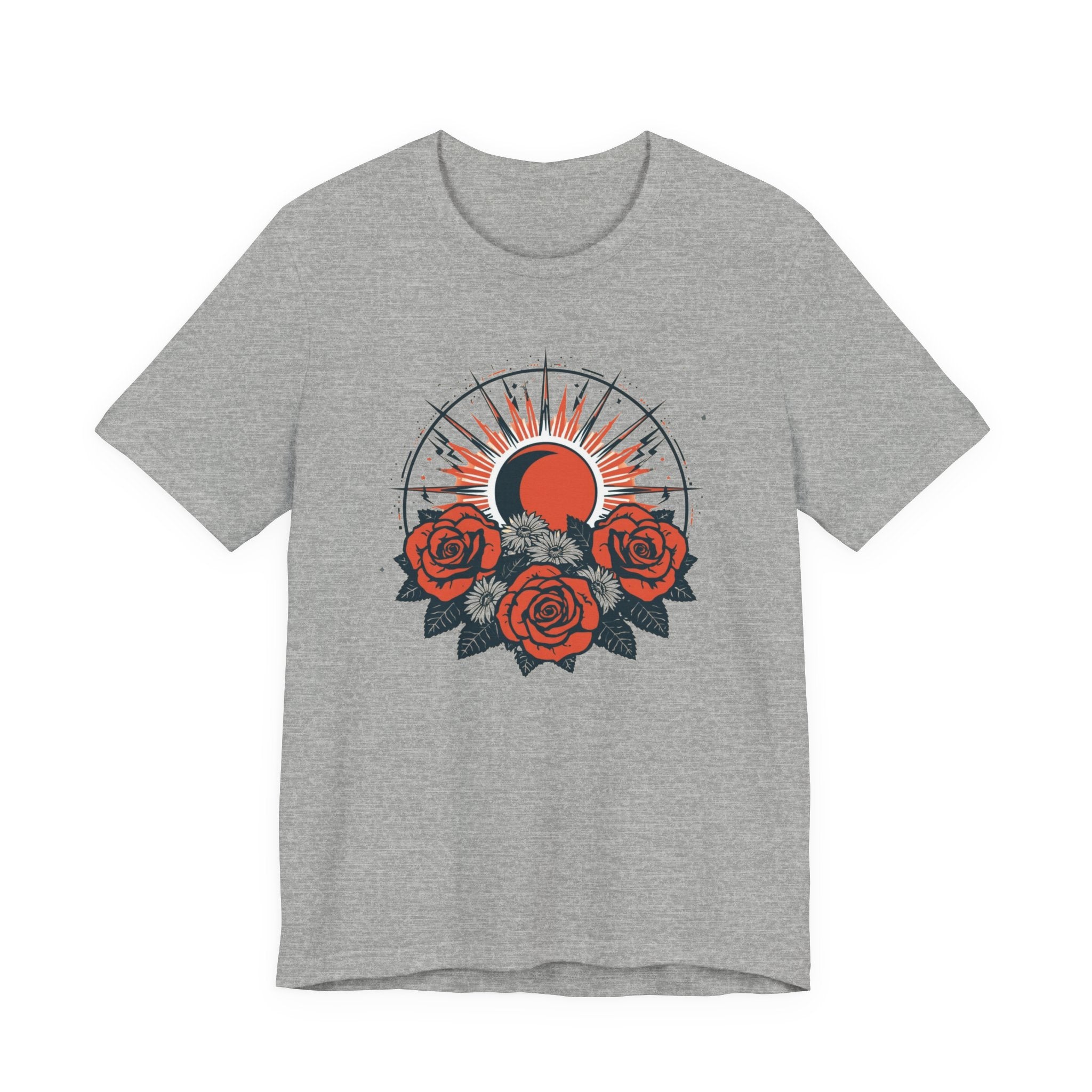 Eclipse Rose Celestial Graphic T-Shirt