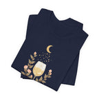 Celestial Wine & Blush Florals Graphic T-Shirt