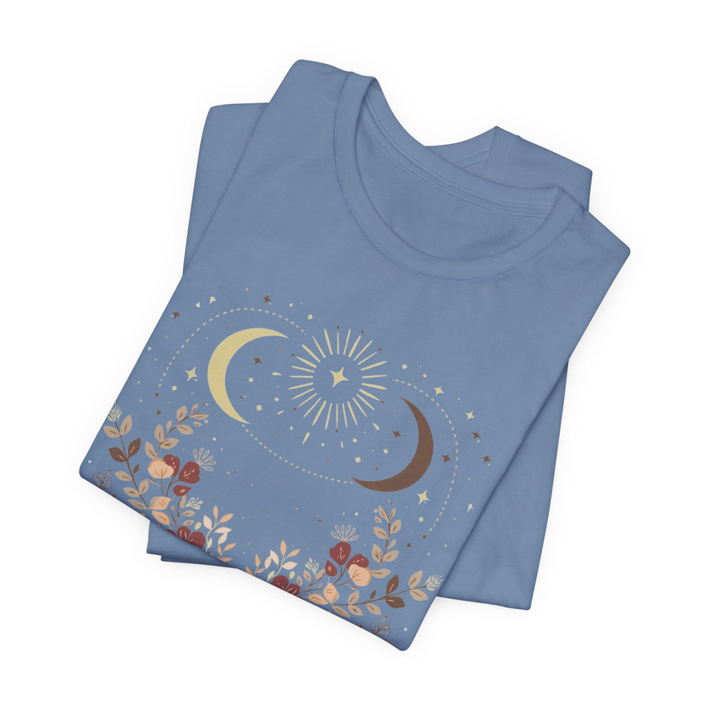 Celestial Blossom Graphic T-Shirt